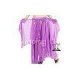 Fashion Two Layer Gradient Belly Dance Skirts With Coin Hanging OEM thumbnail-1