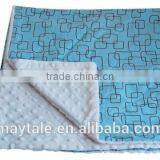 Ultra Soft Baby Minky Blanket With Cotton Print thumbnail-4
