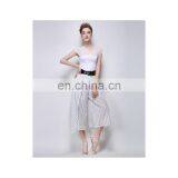 New Fashion Dress Temperament Strip Pattern Empire Loose Pants for Women Wear thumbnail-4