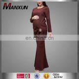 Red Rock Modern Kurung Long Sleeve Baju Kurung Muslimah for Pregnant Woman thumbnail-1