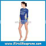 Sport Fit Navy Women's Shirt Durable Stretch Rash Guard thumbnail-1