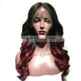 Body Wave Red Hair Extension Virhin Full Lace Wigs thumbnail-1
