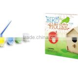 DIY educational wooden outdoor bird house toys