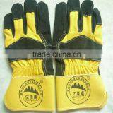 Cow Split Leather Working Gloves Leather Working Gloves With Full Lining thumbnail-2