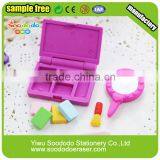 3D Puzzle Custom Make up Box Shaped Erasers thumbnail-1