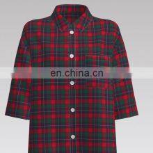 China Made Elegant Design Cotton Yarn Dyed Flannel Fabric For Tops thumbnail-2