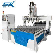 SENKE High Efficiency 4-Axis Space-Saving Moving Gantry CNC Routers for Cabinetry 3D Carving thumbnail-4
