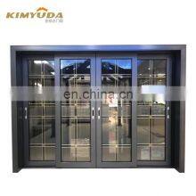 Modern Front Door Impact Tempered Glass Aluminum Aluminum Glass Door Frames Sliding Glass Door thumbnail-3