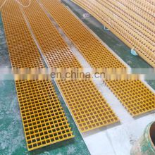 fiber sheet price with heavy load 400mm width FRP plates walkway roof for solar system