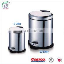 Simple Design Stainless Steel Foot Pedal Dustbin thumbnail-2