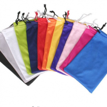 MICROFIBER DRAWSTRING BAG FOR EYEGLASSES AND SUNGLASSES Pouch thumbnail-1