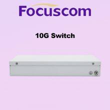 Focuscom S5720-8H L3 Managed 10G Network Switch, 8-Port 10G Base-T RJ45 Ethernet Switch, High-Performance Enterprise Core/Aggregation Layer Switch thumbnail-4