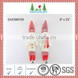 Red and White Santa Christmas Wreath thumbnail-4