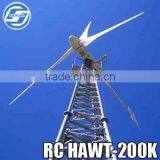 2015 China new ce approved horizontal wind turbine 200kw