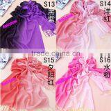 Hot-selling Cashmere Feel Two Tone Pashmina Acrylic Scarf thumbnail-6