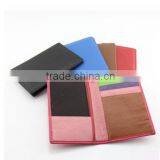 Genuine leather multifunctional passort holder