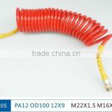 trailer air brake hose with fittings
