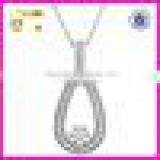 Wholesale Fashion Jewelry 925 Sterling Silver Drop Pendant Necklace thumbnail-1