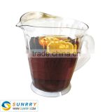 Clear good quality 1.9 L plastic milk and beer pitcher made of PC