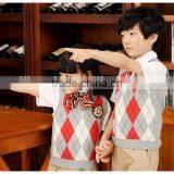 2016 New fashion woolen kids school uniforms for t shirt sexy high school uniform wholesale primary school uniform (ulik-013)