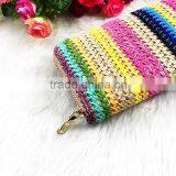 High Quality New Fashion Long Women Multicolor Cotton Frabric Wallet thumbnail-4