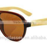 Fashion Trendy Design Plastic Frame Eyewear Wood Temple Sunglasses Hand Made Carving Glasses thumbnail-4