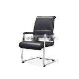2015 Cheapest Guest Chair With Sled Base and Leather Seat thumbnail-1