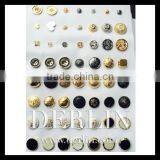 Antique Copper Collection Gold Side New Metal Plastic Button thumbnail-4