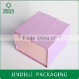 Beautiful Purple Fancy Paper Packaging Jewelry Boxes Wholesale