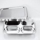 Most Popular High End Divided Square Dinner Plates for Resturant