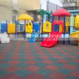 Rubber tiles for playground