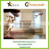 2015 Professional OEM Customized Offset Printing Transparent Pvc Card