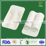 Customized White Sustainable Pulp Moulded Sugar Cane Bagasse Packaging thumbnail-1