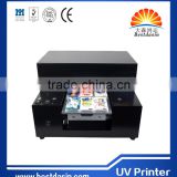 UV led printer A4 mobile phone case printer for any type any color phone cases