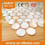 2016 New Design Washroom/Kitchen Wall Decorative White Freshwater MOP Shell Mosaic Tile thumbnail-5