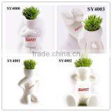 Small White Table Grass Dolls thumbnail-5