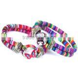 Handmade Women's Glass Gem Butterfly Cuff Bangle Wristband Snap Button Bracelet thumbnail-5