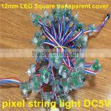 Transparent Cover Magenic Color 0.3w/pc 12mm Dc5v Led Pixel Light String Supplier's Choice thumbnail-5