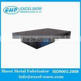 Cabinet for 1U Rack Mount Assembly With Customized Panels,1u Server Customized Enclosure Server Case for KVM DVI Converter DVI