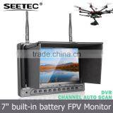 7 Inch Fpv Monitor Channel Auto Searching Dji Phantom Vision 2 for Unmanned Drone
