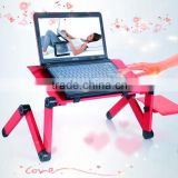 HDL-810 HOT sale !! portable foldable adjustable laptop table stand