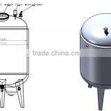 Industrial Chemical Mixing Tank With Agitator for Paint/Cosmetic Making thumbnail-2
