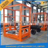 hydraulic vertical warehouse portable hydraulic lift for warehouse cargo