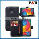 New Arrival Leather Flip Case for Samsung Galaxy S5,Cross Leather Wallet Case for s5 thumbnail-1