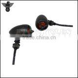 Classic Vintage LED Indicator Lamp With Black Tribar for Triumph Motorcycle thumbnail-4