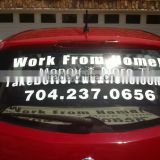 car window advertising letters stickers