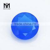Precious Color Natural Blue Agate Bead Gemstone For Fashion Jewelry thumbnail-1
