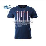 ERKE 2015 NEW Summer Mens Round Neck Sports Short Sleeve t Shirt With Birght Simple Letter Wholesale thumbnail-3