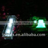 LED solar ice brick light