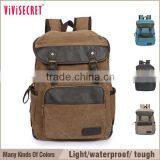 2015 Hot Sale Fashion Machinery Sale Teenager Canvas School Bagpack thumbnail-3